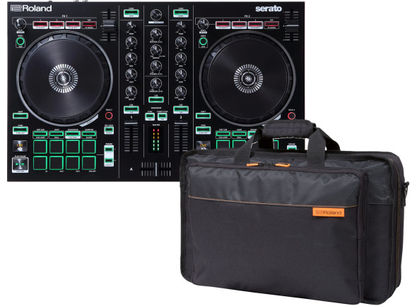 <b>DJ PACK Roland DJ-202 CONTROLADOR DJ BOLSA ROLAND CB-BDJ202 SERATO DJ INTRO</b> <b>DJ PACK Roland DJ-202 CONTROLADOR DJ BOLSA ROLAND CB-BDJ202 SERATO DJ INTRO</b>